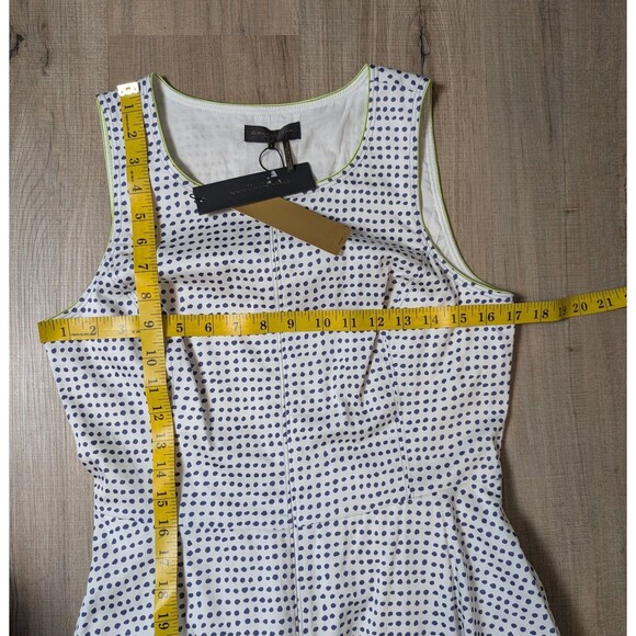 NWT Donna Karan New York Size 6 Midi Dress Assymetric Handkerchief Hem Pockets - Picture 12 of 13